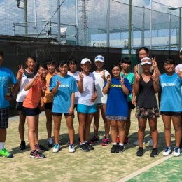 『毎日庭球日』とU14〜16女子マッチ練習会